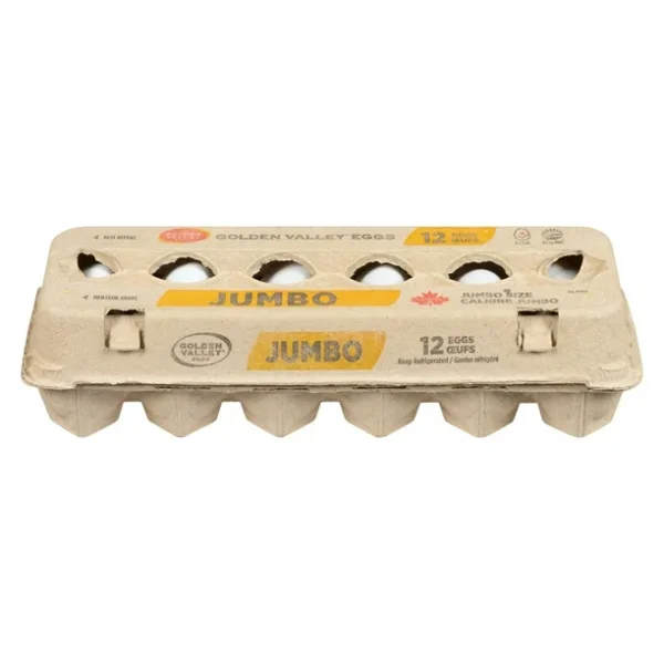 Gold Eggs 12 Jumbo
