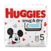 Huggies snug & dry size 5 diaper, 22ct