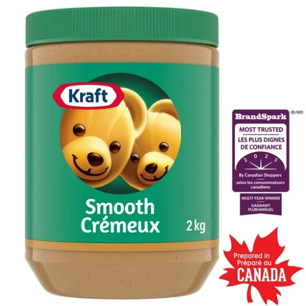 Kraft Smooth Peanut Butter, 2 kg