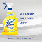 Lysol lemon all purpose cleaner, 650ml
