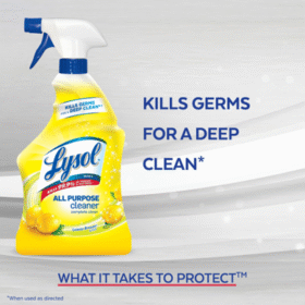 Lysol lemon all purpose cleaner, 650ml