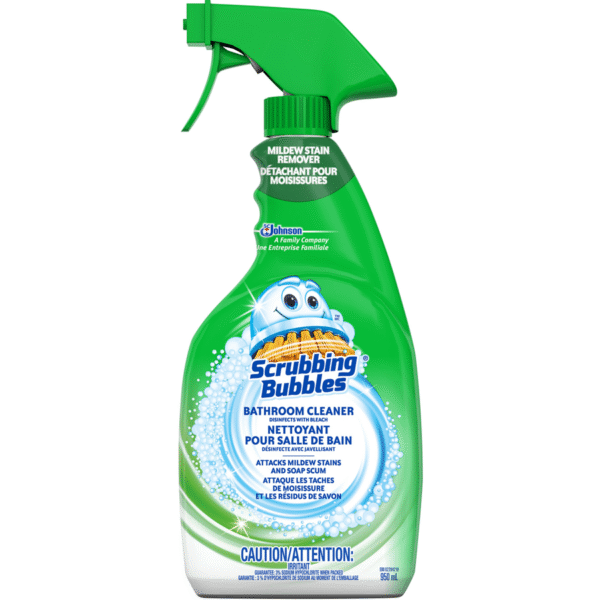 Scrubbling bubbles bathroom cleaner with bleach, 946ml