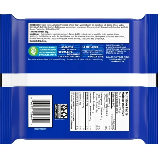 Oreo mint Crème sandwich cookies, 261 g - Image 4