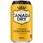 Canada dry tonic water zero sugar 335ml