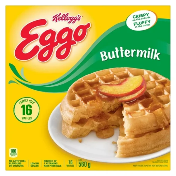 EGGO buttermilk waffles 560gram (16 waffles)