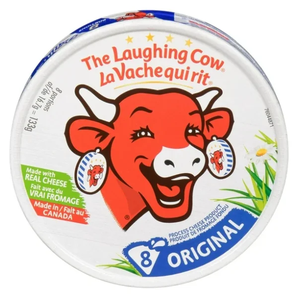 The Laughing cow, original spreadable cheese 8 pcs 133gr
