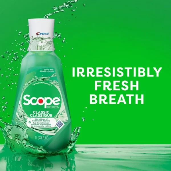 Crest scope original mouthwash original mint, 1L - Image 2