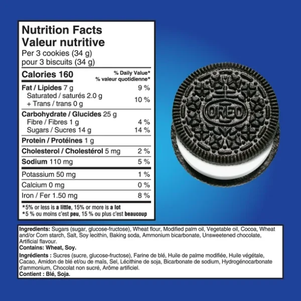 Oreo Original chocolate sandwich cookies, 270g - Image 4