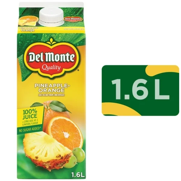 Del monte Pineapple-Orange Juice Blend, 1.6L