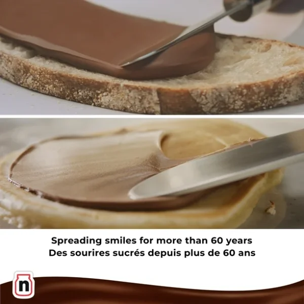 NUTELLA® Hazelnut Spread with Cocoa for Breakfast, 725g Jar - Image 3