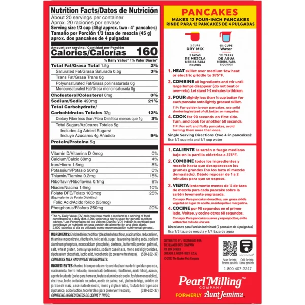 Pearl Milling Company Complete Pancake Mix Buttermilk, 950gr - Image 3