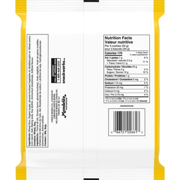 Oreo golden vanilla sandwich cookies 270g - Image 2
