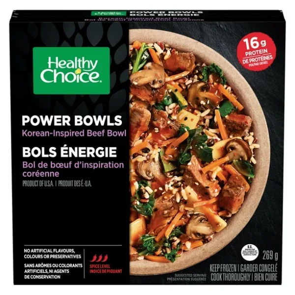 Healthy Choice Gourmet Steamers Healthy Choice Power Bowls Korean-Inspired Beef Bowl, 269g
