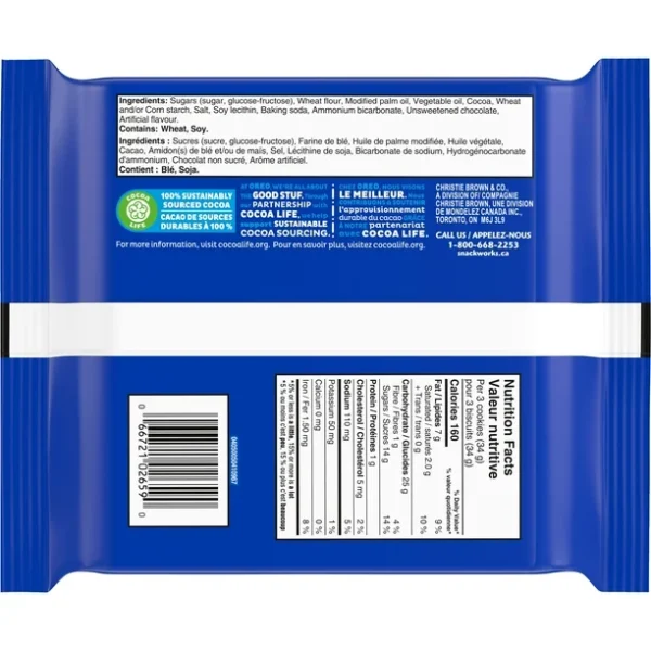 Oreo Original chocolate sandwich cookies, 270g - Image 2