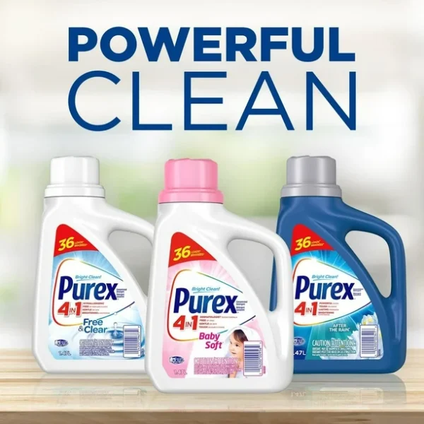 Purex 4 in 1 liquid After the rain Detergent 2.03L - Image 5