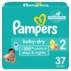 Pampers baby dry diaper size 2 , 37 count jumbo