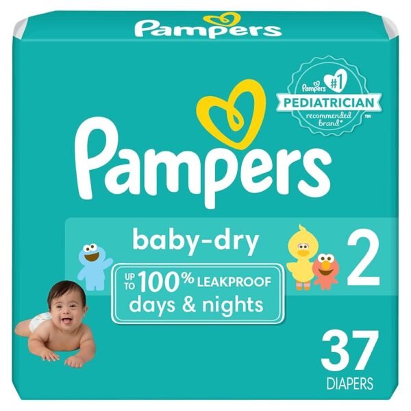 Pampers baby dry diaper size 2 , 37 count jumbo