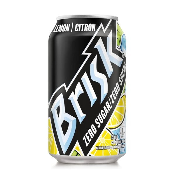 Brisk lemon zero sugar 355ml