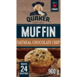 Quaker muffin oatmeal chocolate chip, 900gr