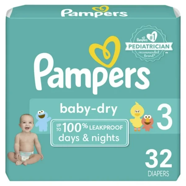 Pampers Baby dry size3, 32 count