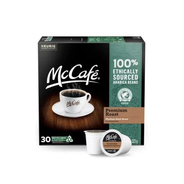 McCafé premium roast k-cup, box of 30