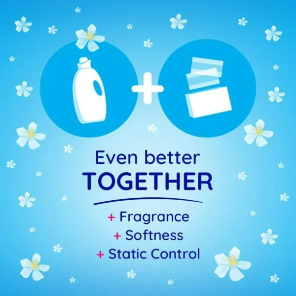 Fleecy Liquid Fabric Softener, Fresh Air Fabric Conditioner 2,6L_110 Loads - Image 4