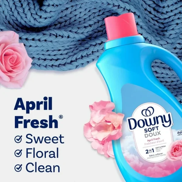 Downy Fabric Softener Liquid (Fabric Conditioner), April Fresh Scent, 120 Loads, 2.63L - Image 2