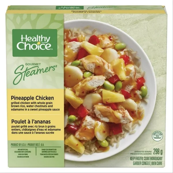 Healthy Choice Gourmet Steamers Healthy Choice Pineapple Chicken Frozen Dinner, 298 g