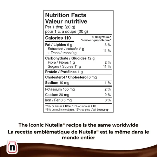 NUTELLA® Hazelnut Spread with Cocoa for Breakfast, 725g Jar - Image 4