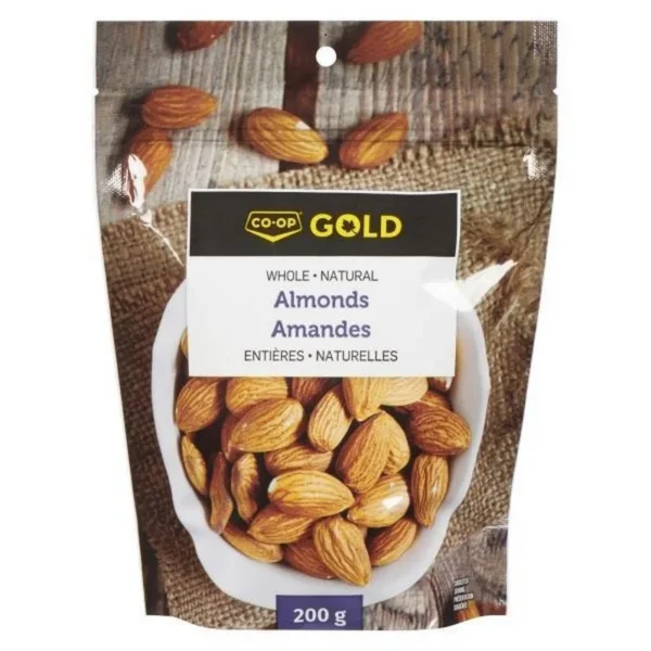 Co-op Gold Whole Natural Almond, 200gr