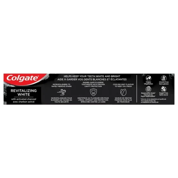 Colgate essentials toothpaste with charcoal, 98ML - Image 2