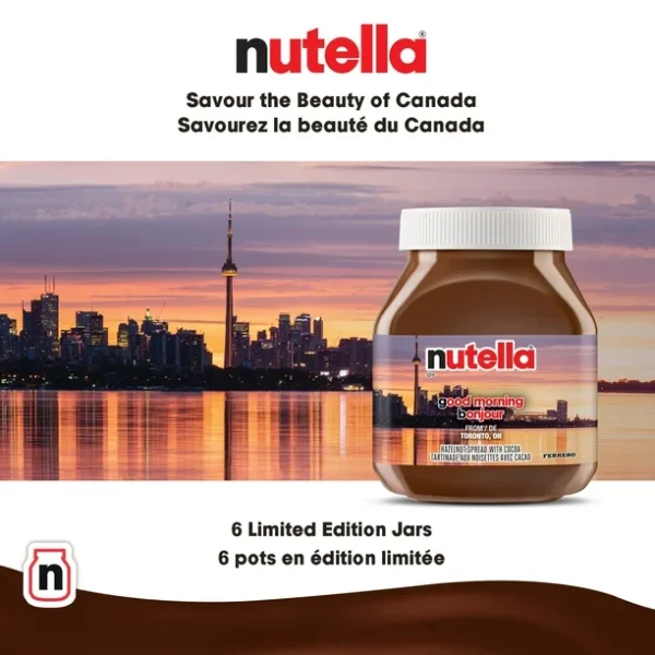 NUTELLA® Hazelnut Spread with Cocoa for Breakfast, 725g Jar - Image 2