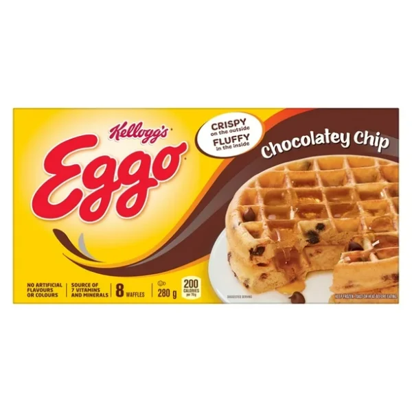 EGGO chocolatey chip waffles 280gram (8waffles)