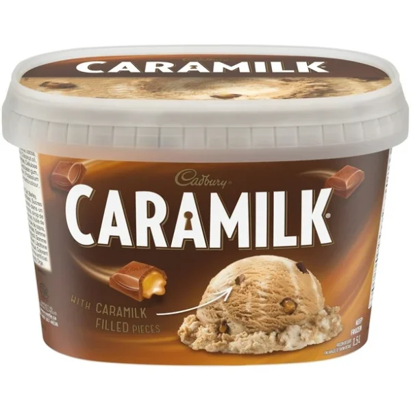 Cadbury caramilk frozen dessert, 1,5 LT