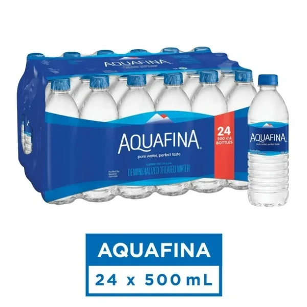 Aquafina Purified Water 24 x 500 ML, Bottles