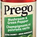 Prego mushroom green pepper sauce, 645ml