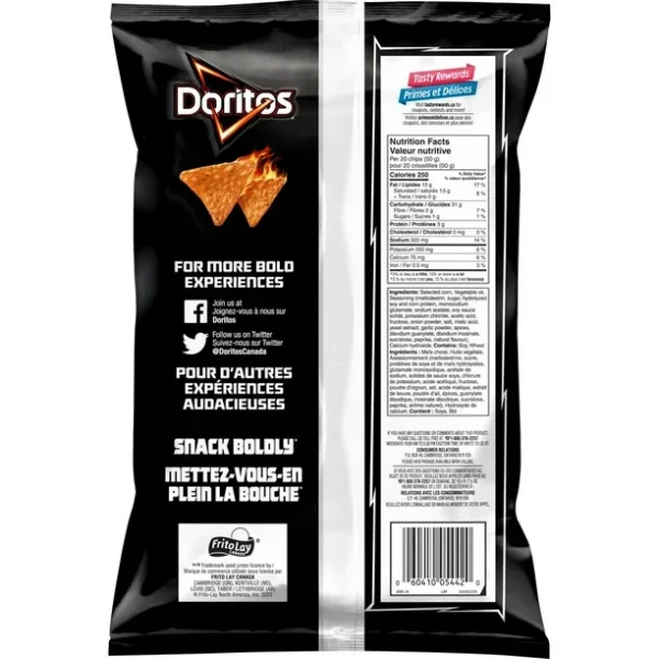 Doritos Sweet Chili Heat! flavoured tortilla chips, 235 g - Image 3