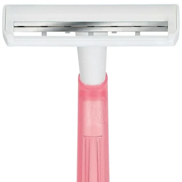 BIC Silky Touch Women's Disposable Razors, With 2 Razor Blades, Pretty Pastel Razor Handles 10 count - Image 3