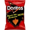 Doritos Flamin' Hot Nacho flavoured tortilla chips, 210g