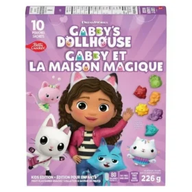 Betty Crocker Gluten Free Gabby's Dollhouse Kids Edition Fruit Flavoured Snacks, 10 pouches/226 g