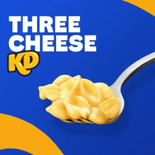 Kraft Dinner Three Cheese Macaroni & Cheese, Shelf-Stable, 175g - Image 2