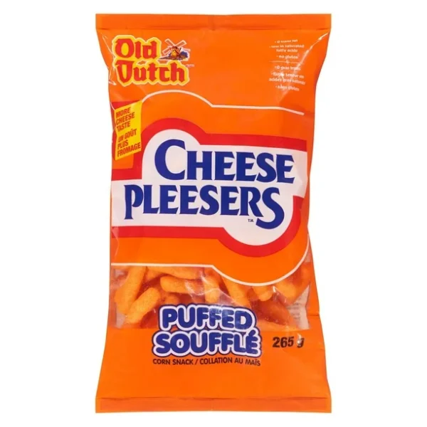 Old Dutch Cheese Pleesers Corn Snacks,265G