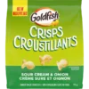 Goldfish CRISPS Sour Cream & Onion Cheese Baked Chip Crackers 177 g